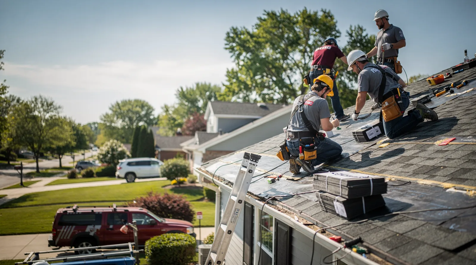 Roof Repair in North Chicago, IL around you